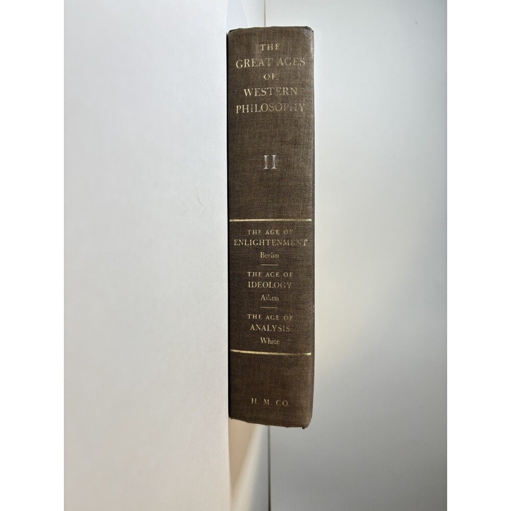 The Great Ages of Western Philosophy Vol. 2 ONLY First Printing 1962 VERY GOOD